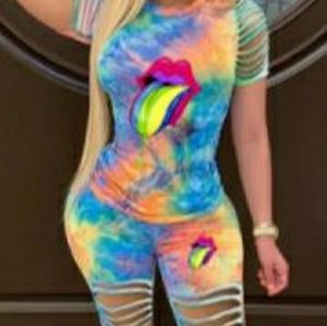 Tie dye two piece set